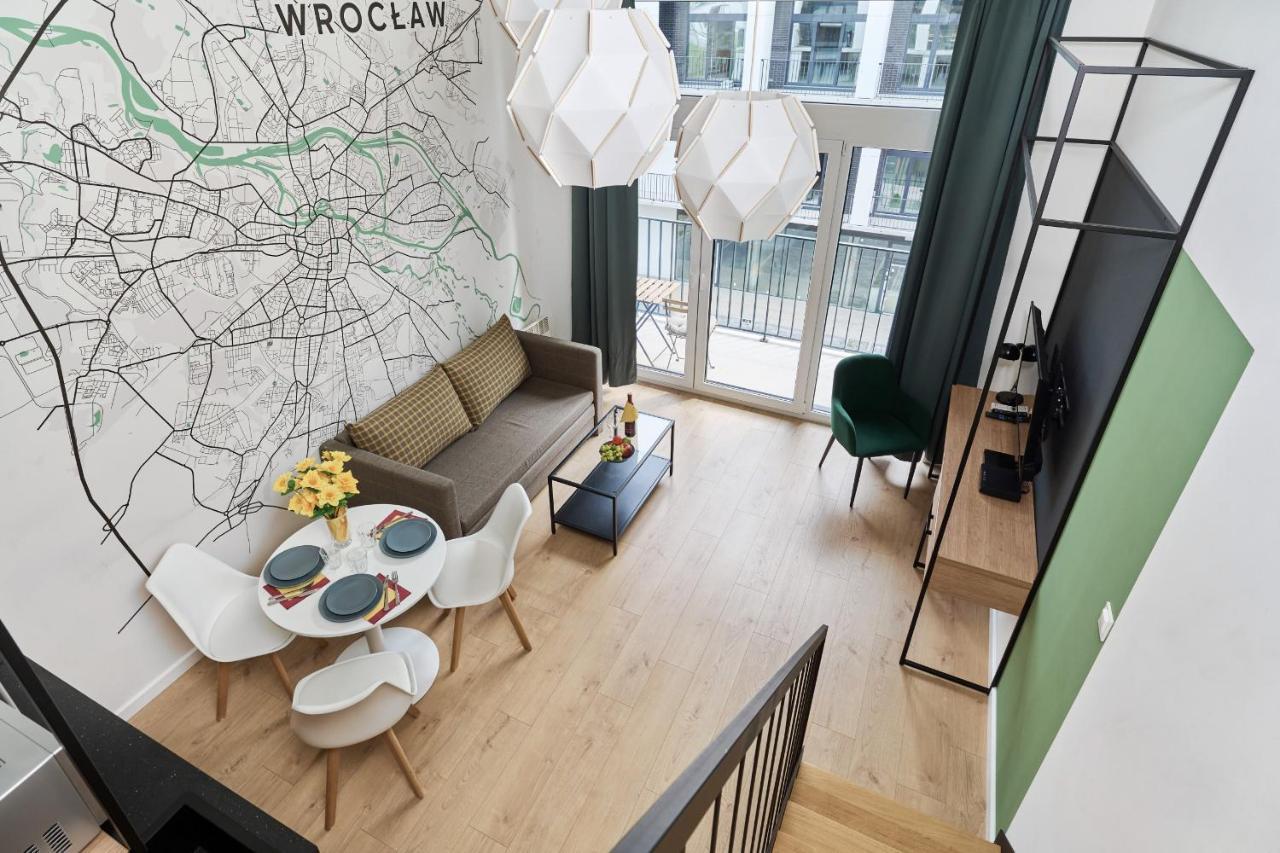 Mezzanine Studio Apartments Zarembowicza Wroclaw Airport By Renters Luaran gambar