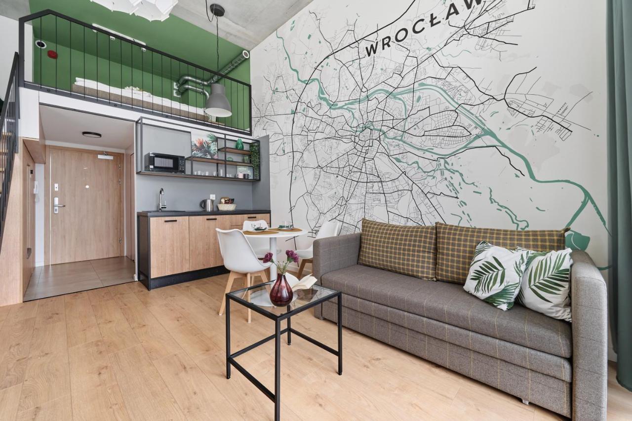 Mezzanine Studio Apartments Zarembowicza Wroclaw Airport By Renters Luaran gambar