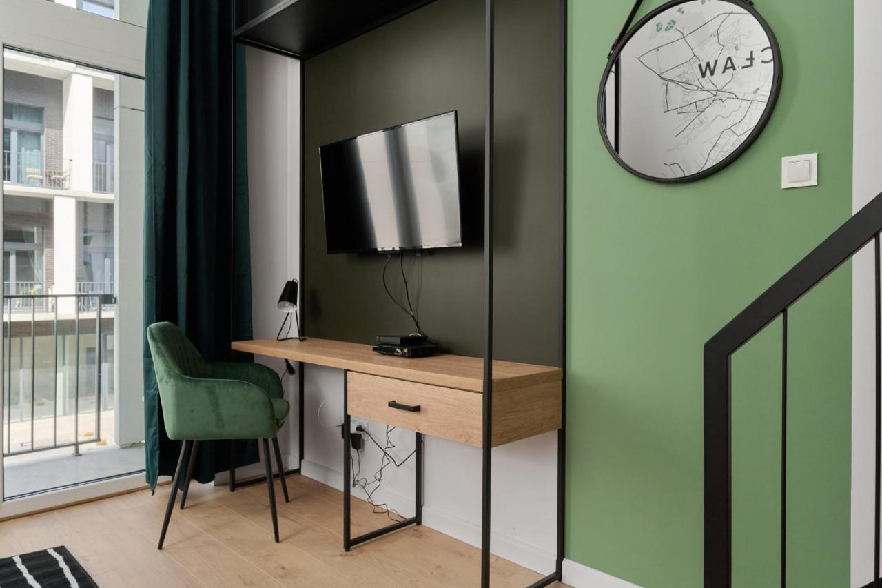 Mezzanine Studio Apartments Zarembowicza Wroclaw Airport By Renters Luaran gambar